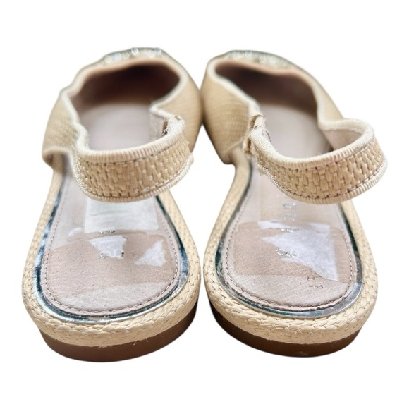 Gianni Bini Cream Flats with Crystal Embellishments sz 6 nwob - Picture 3 of 4